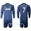 Dječji - Dresovi Komplet Juventus Cristiano Ronaldo 7 Gostujući 2020-21 Dugi Rukav